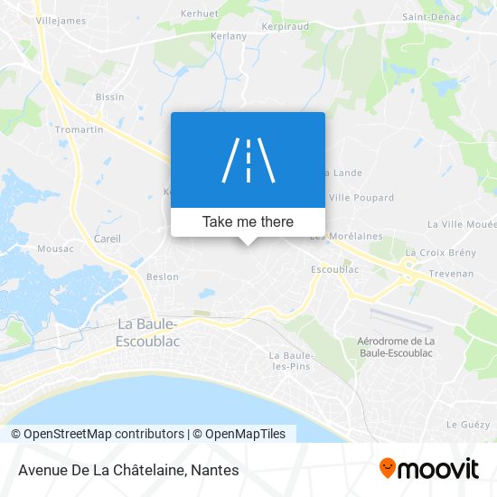Mapa Avenue De La Châtelaine