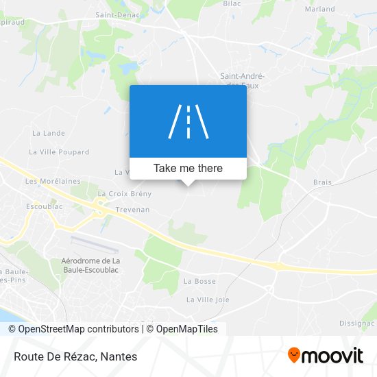 Route De Rézac map