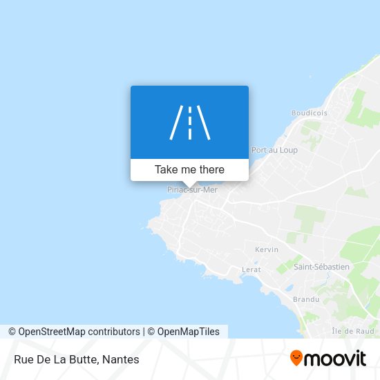 Rue De La Butte map