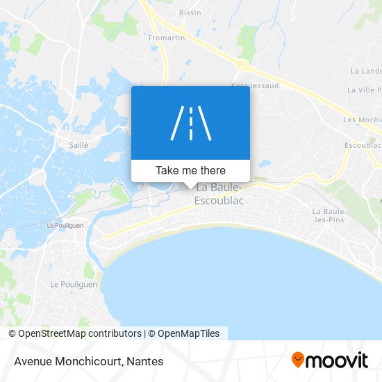 Avenue Monchicourt map