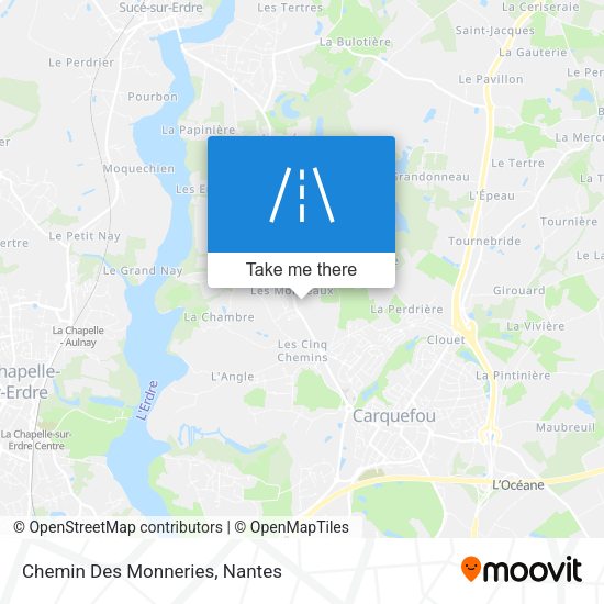 Chemin Des Monneries map
