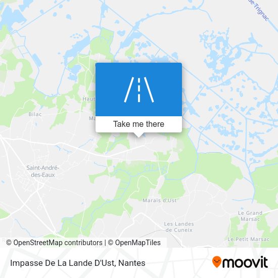 Impasse De La Lande D'Ust map