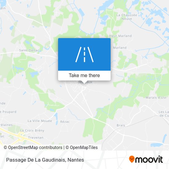 Passage De La Gaudinais map