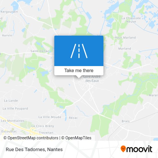 Rue Des Tadornes map