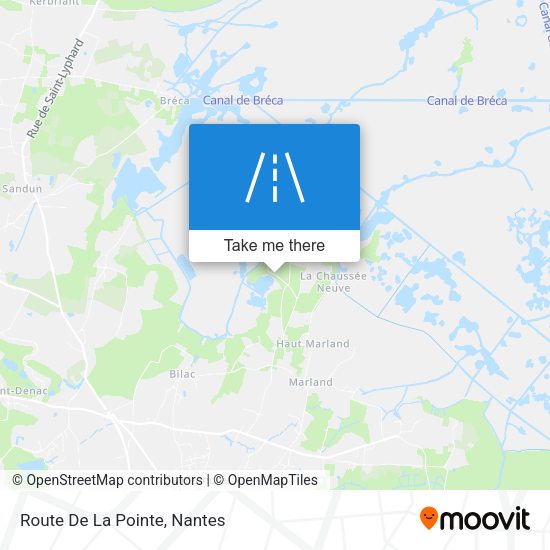 Route De La Pointe map