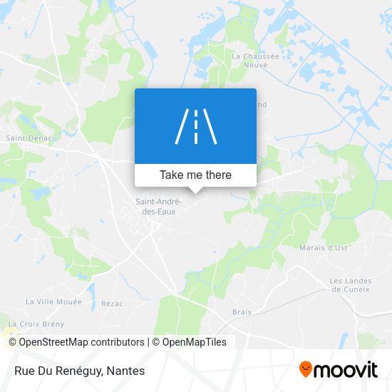 Rue Du Renéguy map