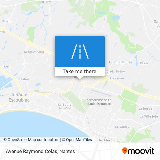 Avenue Raymond Colas map