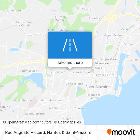 Rue Auguste Piccard map