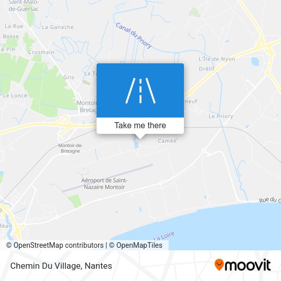 Chemin Du Village map