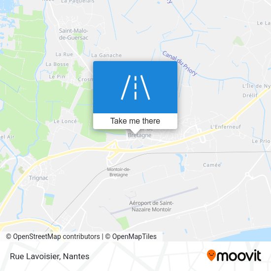 Rue Lavoisier map