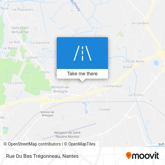 Rue Du Bas Trégonneau map