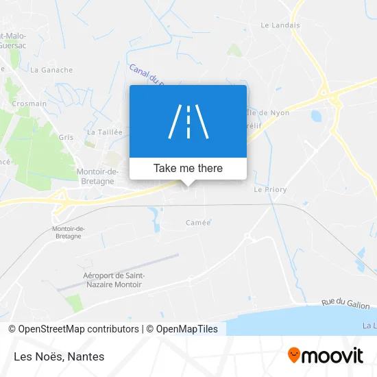 Les Noës map