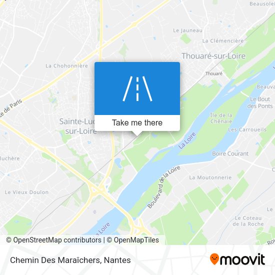Chemin Des Maraîchers map
