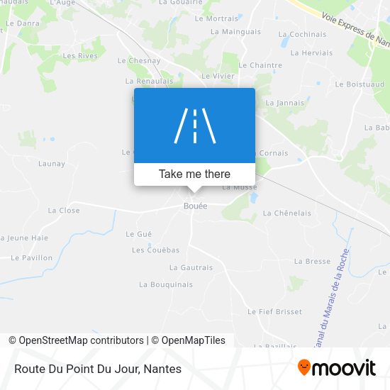 Route Du Point Du Jour map