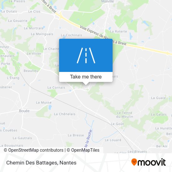 Chemin Des Battages map