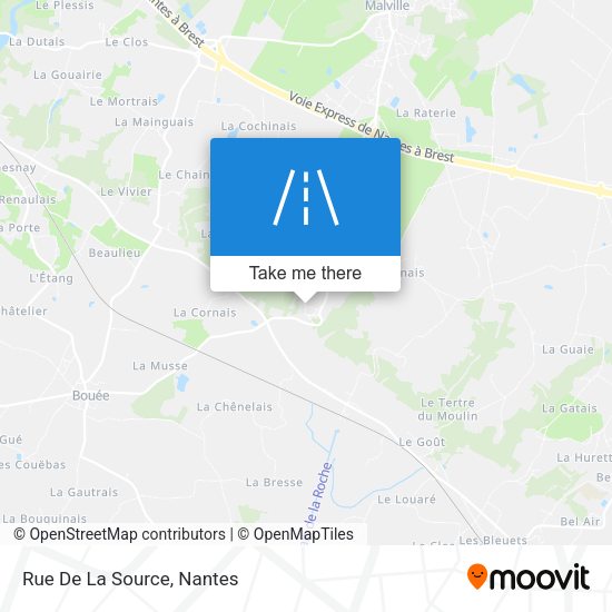 Rue De La Source map