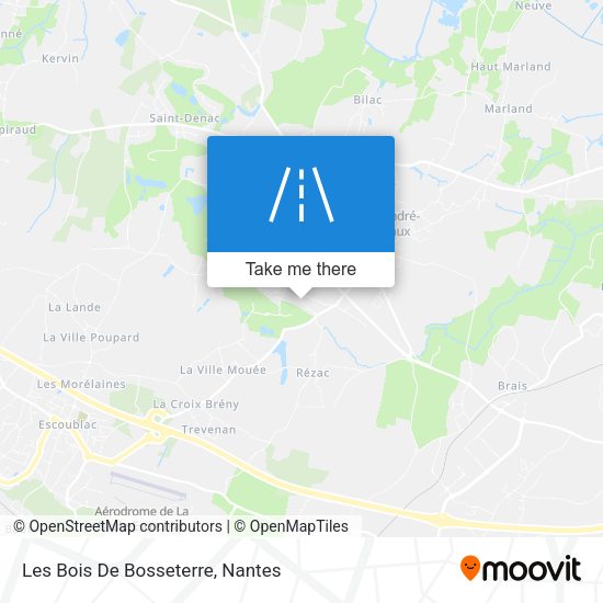 Les Bois De Bosseterre map