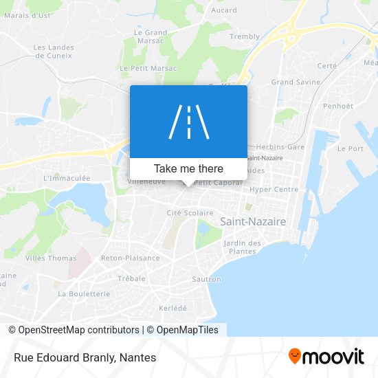 Rue Edouard Branly map