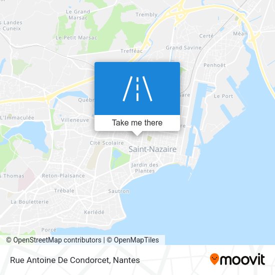 Rue Antoine De Condorcet map