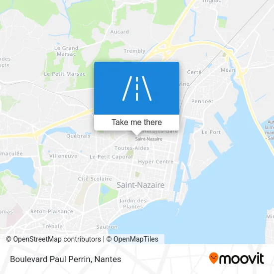 Boulevard Paul Perrin map