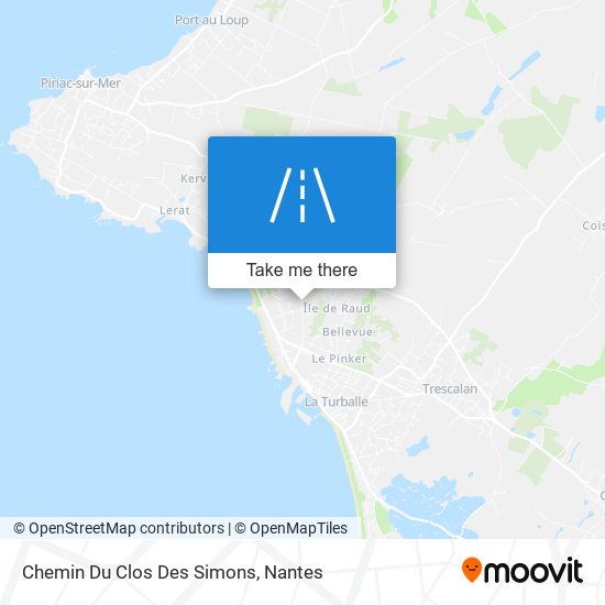 Mapa Chemin Du Clos Des Simons