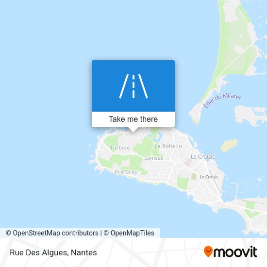 Rue Des Algues map