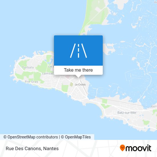 Rue Des Canons map