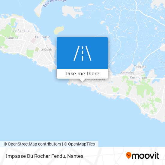 Mapa Impasse Du Rocher Fendu