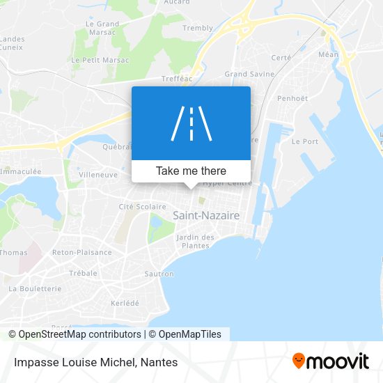 Impasse Louise Michel map