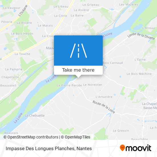 Mapa Impasse Des Longues Planches