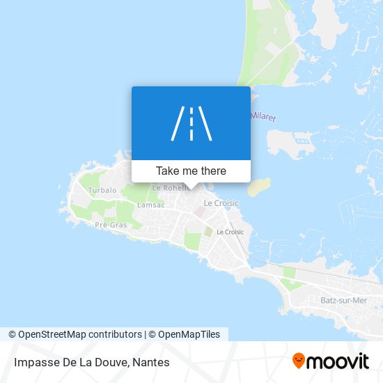 Impasse De La Douve map