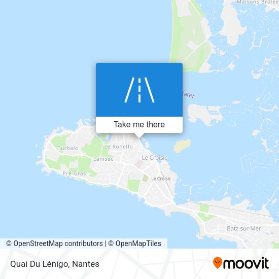 Quai Du Lénigo map