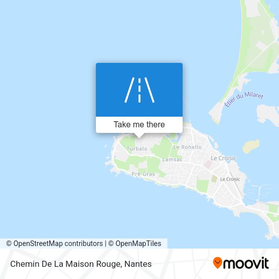 Chemin De La Maison Rouge map