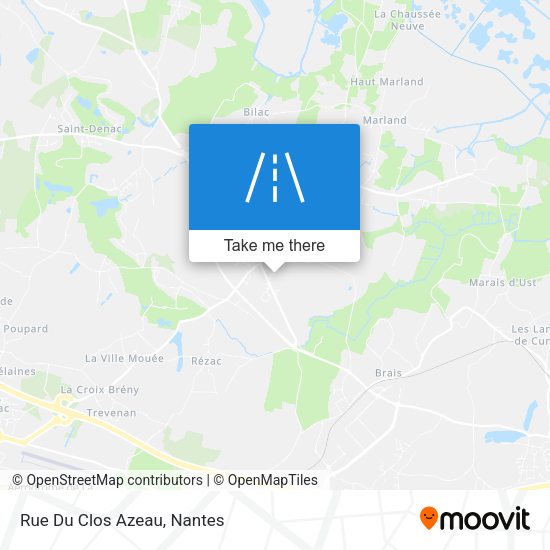 Rue Du Clos Azeau map