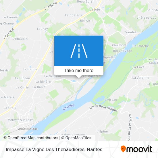 Impasse La Vigne Des Thébaudières map
