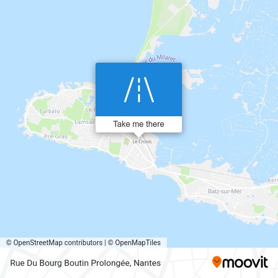 Rue Du Bourg Boutin Prolongée map