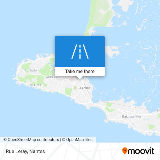 Rue Leray map