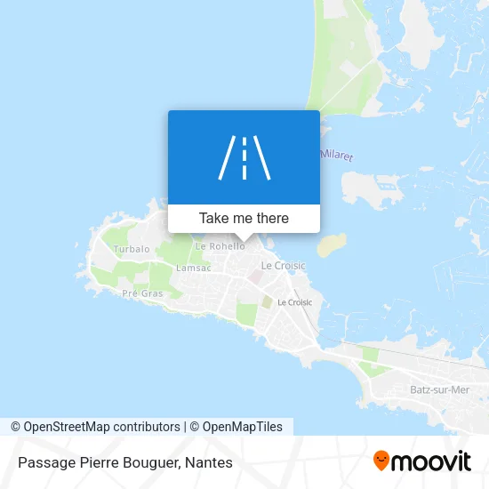 Passage Pierre Bouguer map