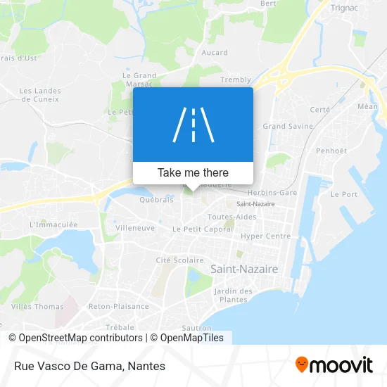 Mapa Rue Vasco De Gama