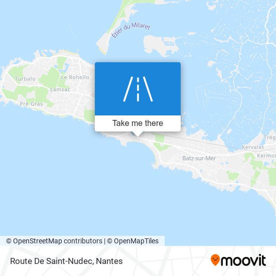 Mapa Route De Saint-Nudec