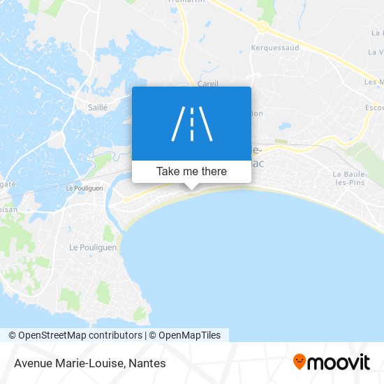 Avenue Marie-Louise map