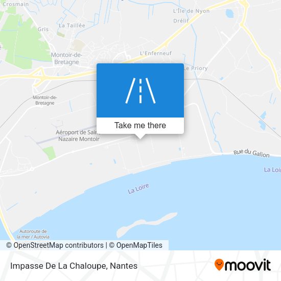 Impasse De La Chaloupe map