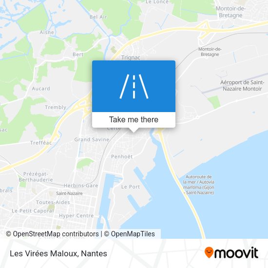 Les Virées Maloux map