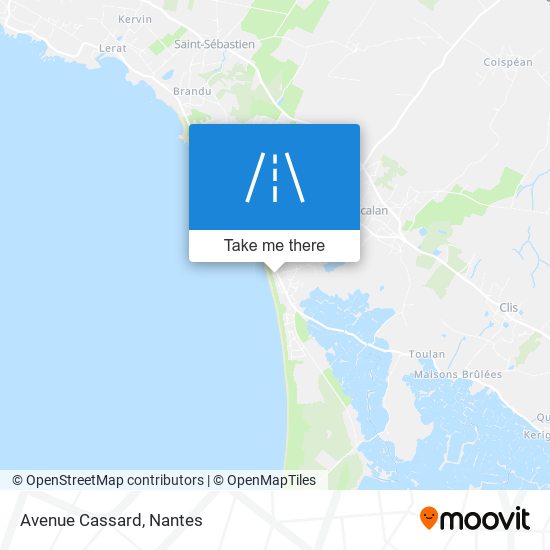 Avenue Cassard map