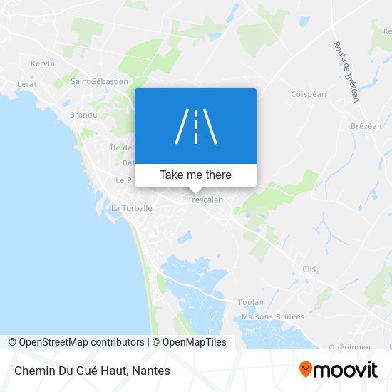 Chemin Du Gué Haut map