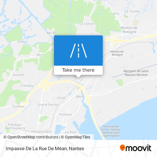 Impasse De La Rue De Méan map