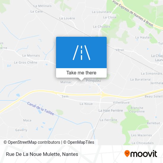 Rue De La Noue Mulette map