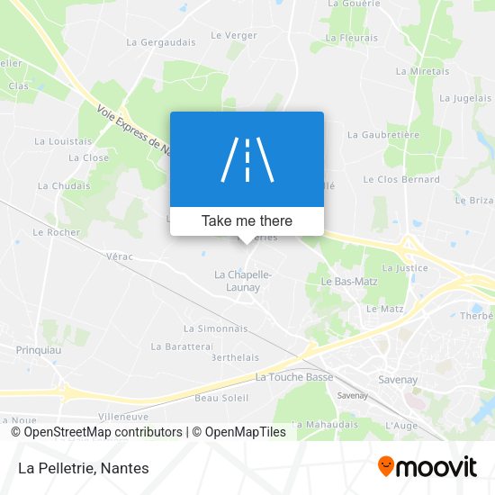 La Pelletrie map