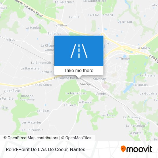 Rond-Point De L'As De Coeur map
