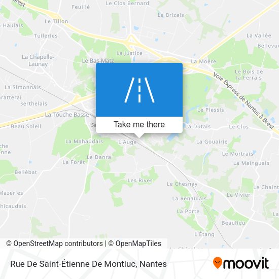 Rue De Saint-Étienne De Montluc map